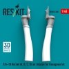 RESKIT RSU48-0368 F/A-18 Hornet (A, B, C, D) air intakes for Hasegawa kit (3D Printed) (1/48)